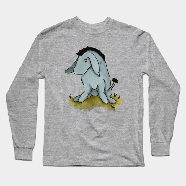 Eeyore the Donkey Long Sleeve T-Shirt by Alt World Studios